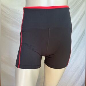 Lorna Jane Black Shorts with Red Trim